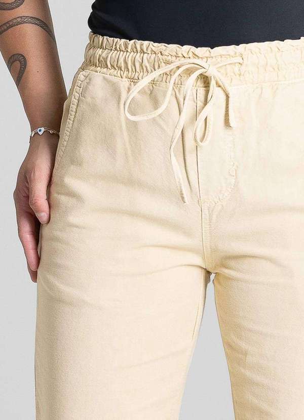 Sawary - Calça Sarja Sawary Reta - 281433 Amarelo 5