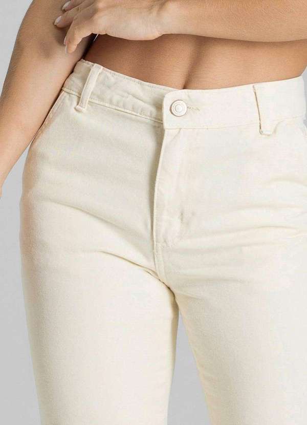 Sawary - Calça Sarja Sawary Reta - 281488 Amarelo 5