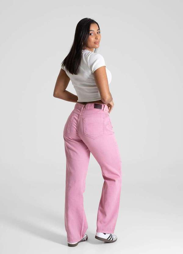 Sawary - Calça Sarja Sawary Reta - 281591 Rosa 4