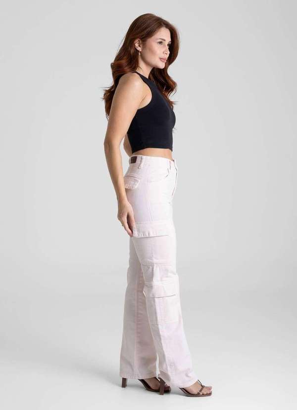 Sawary - Calça Sarja Sawary Reta - 281967 Rosa 3