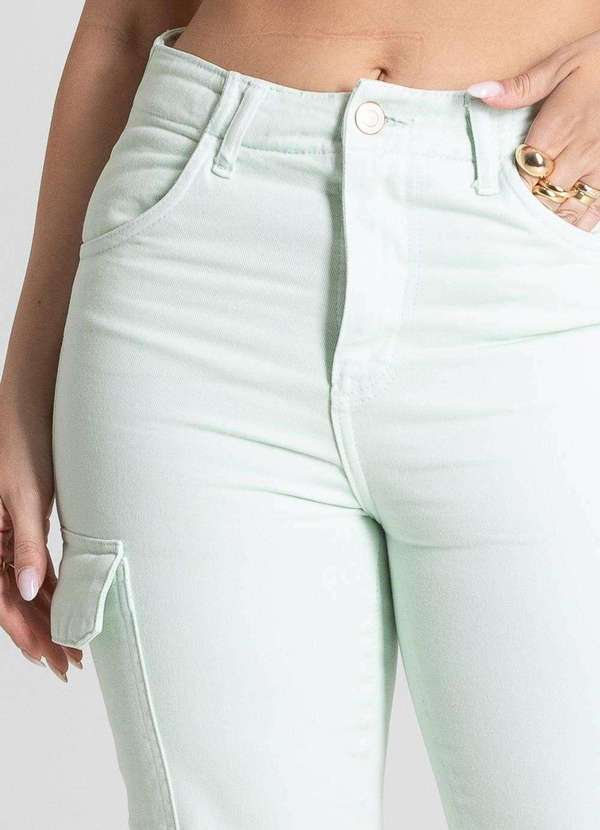 Sawary - Calça Sarja Sawary Reta - 281968 Verde 5