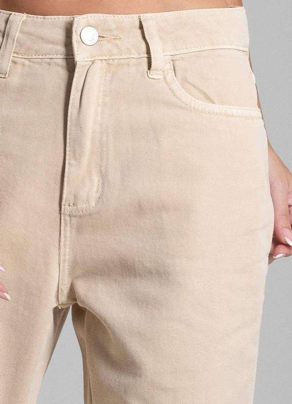 Sawary - Calça Sarja Sawary Reta - 282131 Bege 5