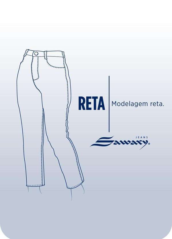Sawary - Calça Sarja Sawary Reta - 282131 Bege 7