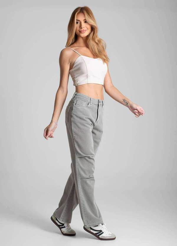 Sawary - Calça Sarja Sawary Reta - 282666 Verde 3