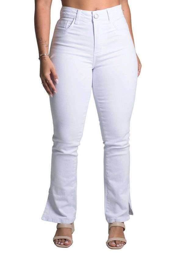 Sawary - Calça Sarja Sawary Reta - 277621 Branco