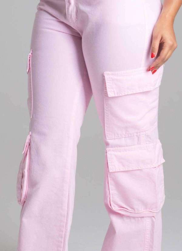 Sawary - Calça Sarja Sawary Reta - 278227 Rosa 5