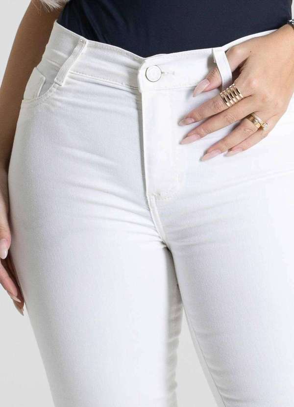 Sawary - Calça Sarja Sawary Skinny - 278678 Bege 5