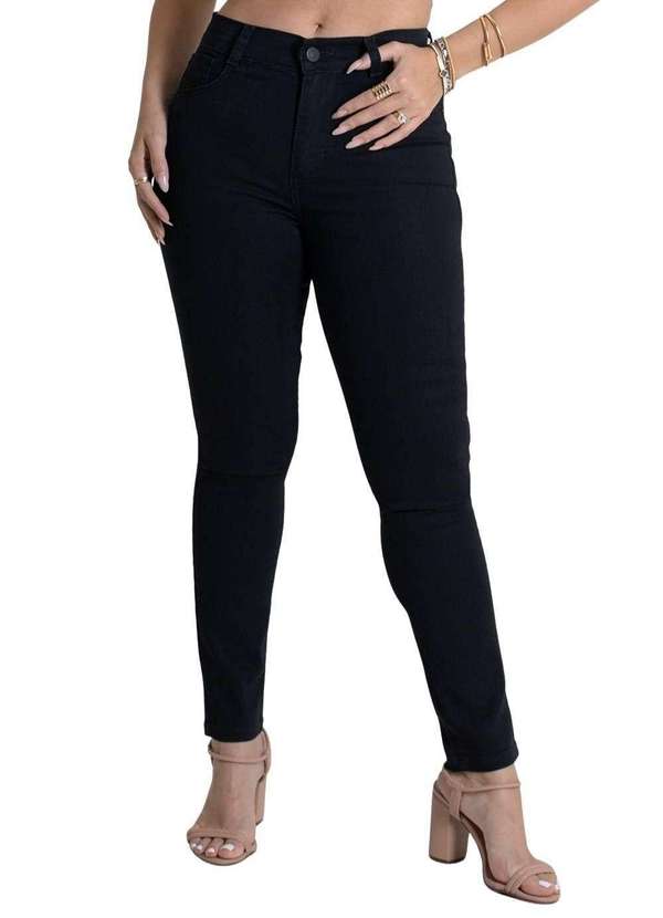 Sawary - Calça Sarja Sawary Skinny - 280108 Preto