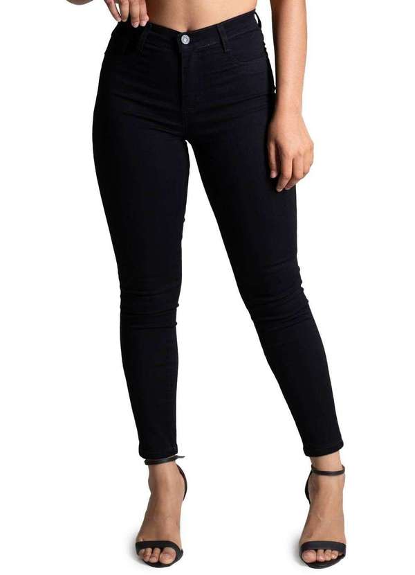 Sawary - Calça Sarja Sawary Skinny - 265658 Preto