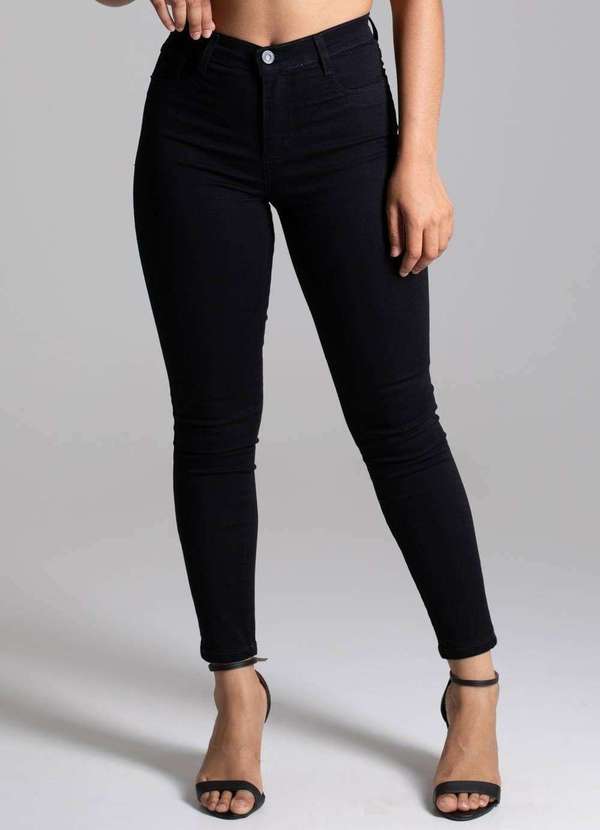 Sawary - Calça Sarja Sawary Skinny - 265658 Preto 5