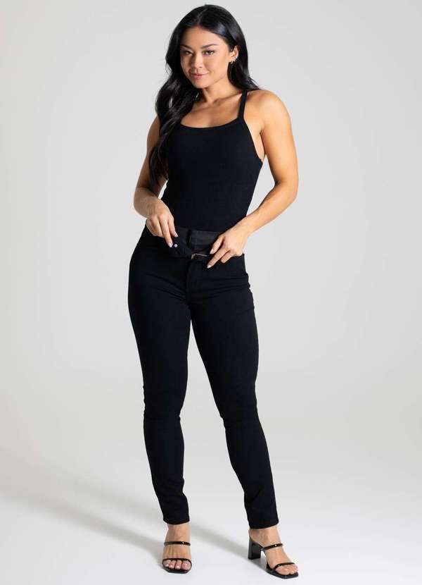 Sawary - Calça Sarja Sawary Super Lipo - 264526 Preto 2