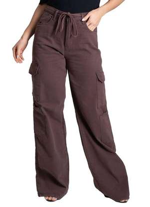 Calça Sarja Sawary Wide Leg - 279524 - SAWARY