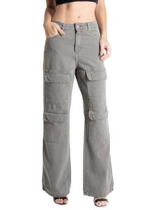 Calça Sarja Sawary Wide Leg - 281087 - SAWARY