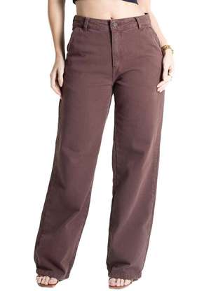 Calça Sarja Sawary Wide Leg - 281142 - SAWARY