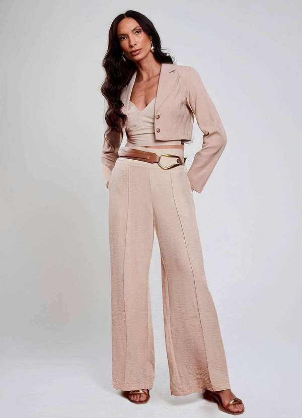 Sawary - Calça Sawary Infinito - 279985 Bege 2