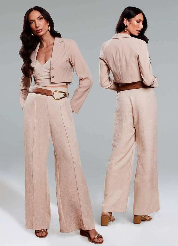 Sawary - Calça Sawary Infinito - 279985 Bege 5