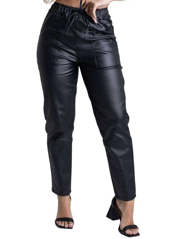 Sawary - Calça Bengaline Sawary Mom - 276750 Preto