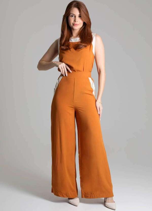 Sawary - Calça Sawary Pantalona - 277978 Laranja 2