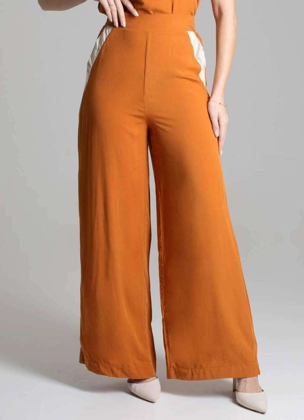 Sawary - Calça Sawary Pantalona - 277978 Laranja 5