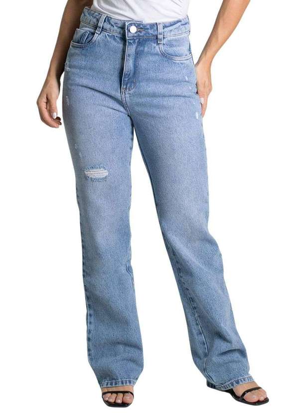 Sawary - Calçla Jeans Sawary Reta - 279614 Azul