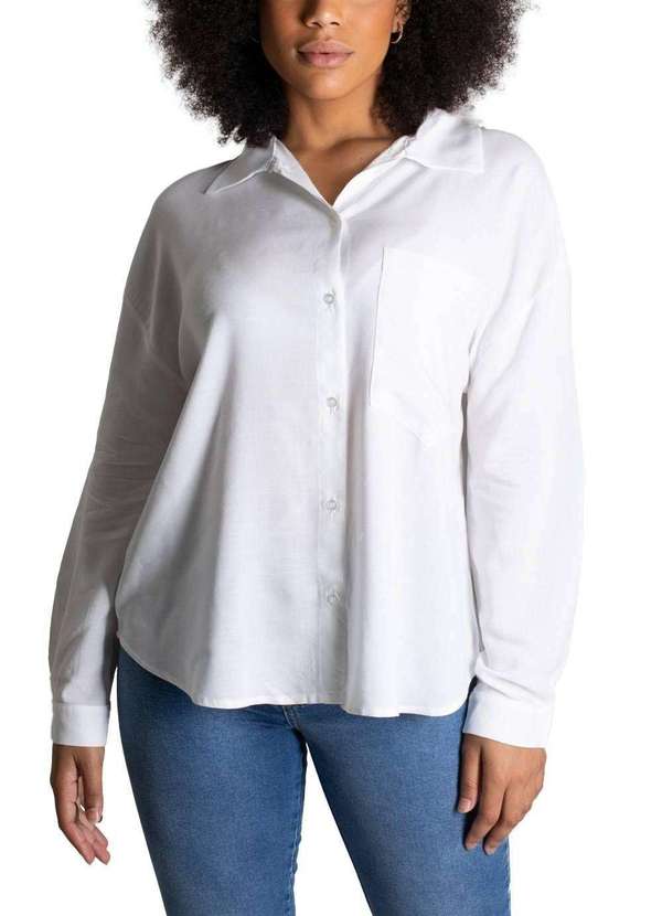 Sawary - Camisa Sawary Oversized Bege