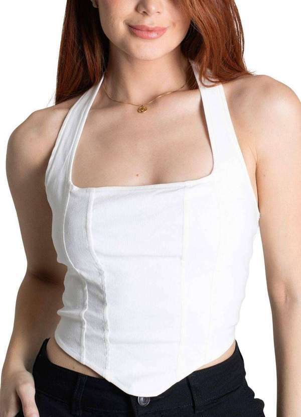 Sawary - Cropped Sawary Bengaline - 278954 Branco