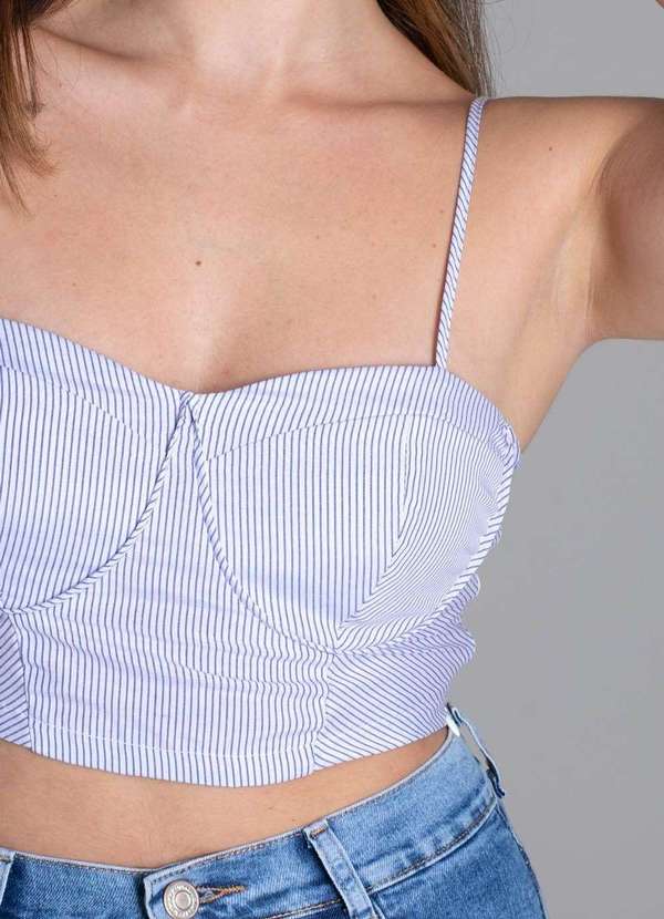 Sawary - Top Sawary Listrado - 277095 Azul 6