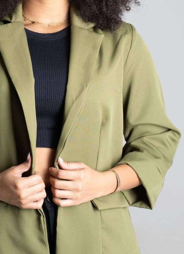 Sawary - Blazer Sawary Alfaiataria Verde 5