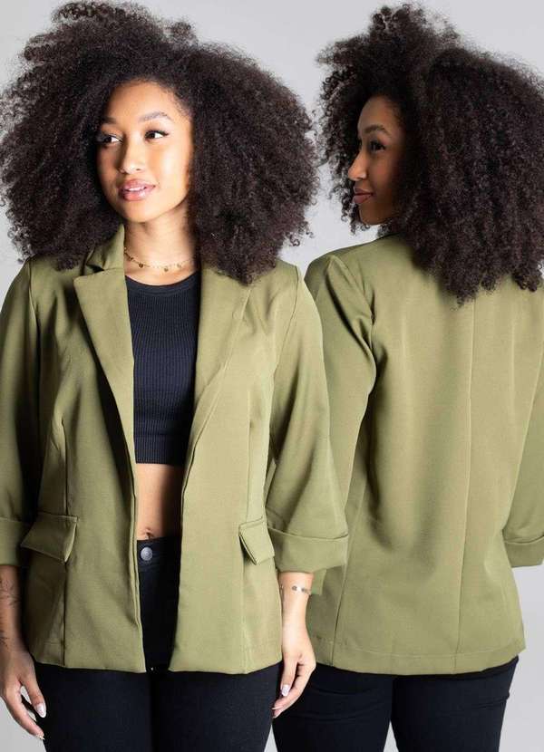 Sawary - Blazer Sawary Alfaiataria Verde 6