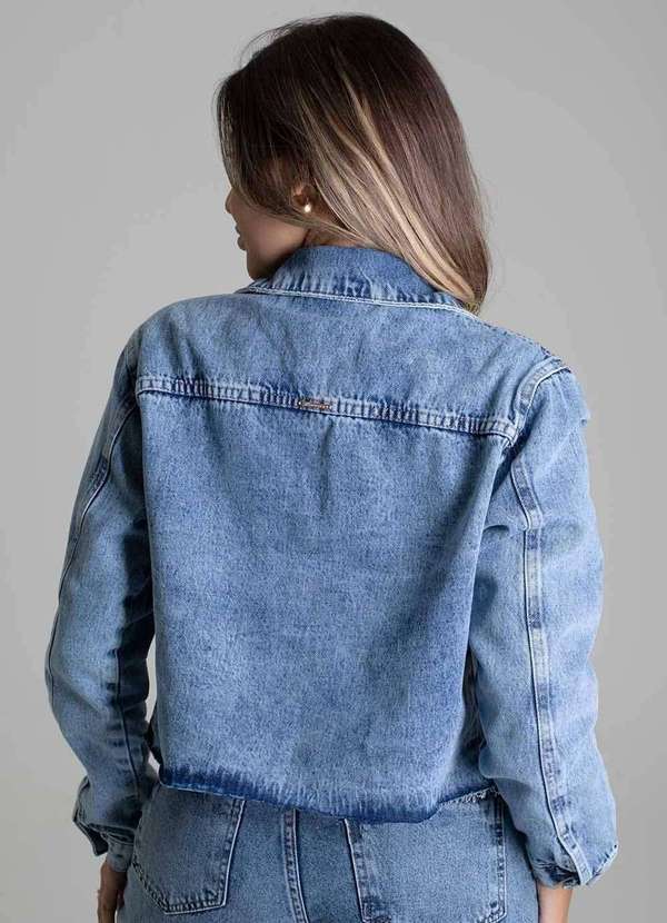 Sawary - Jaqueta Jeans Sawary - 278601 Azul 4