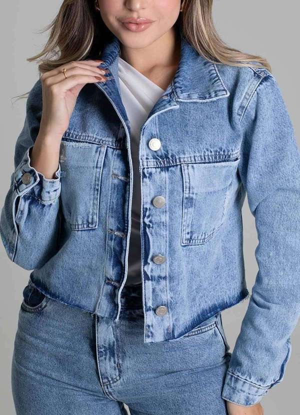 Sawary - Jaqueta Jeans Sawary - 278601 Azul 5