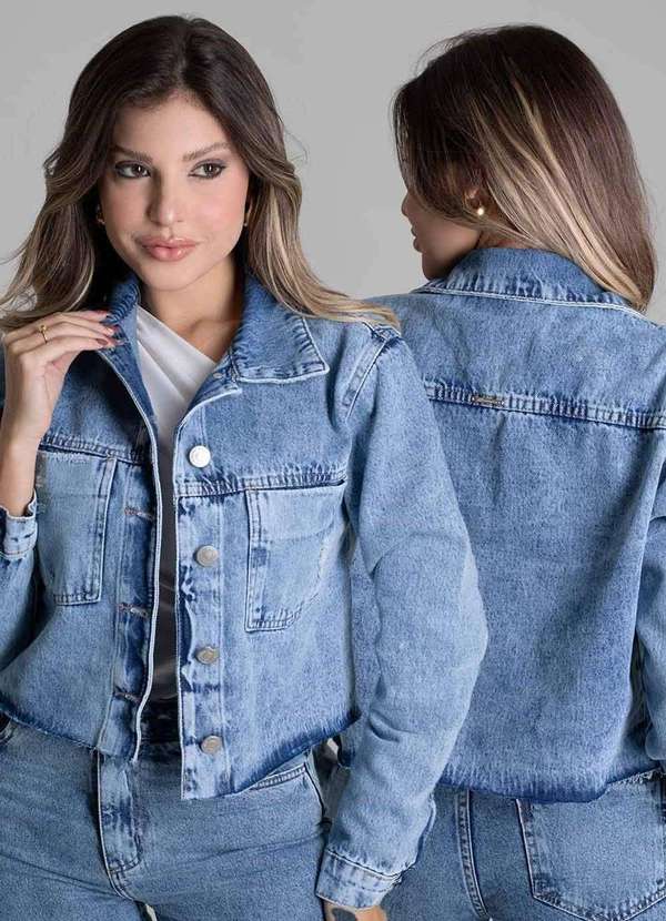Sawary - Jaqueta Jeans Sawary - 278601 Azul 6