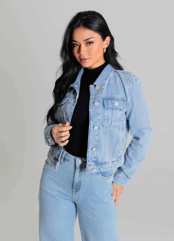 Sawary - Jaqueta Jeans Sawary - 278631 Azul 2