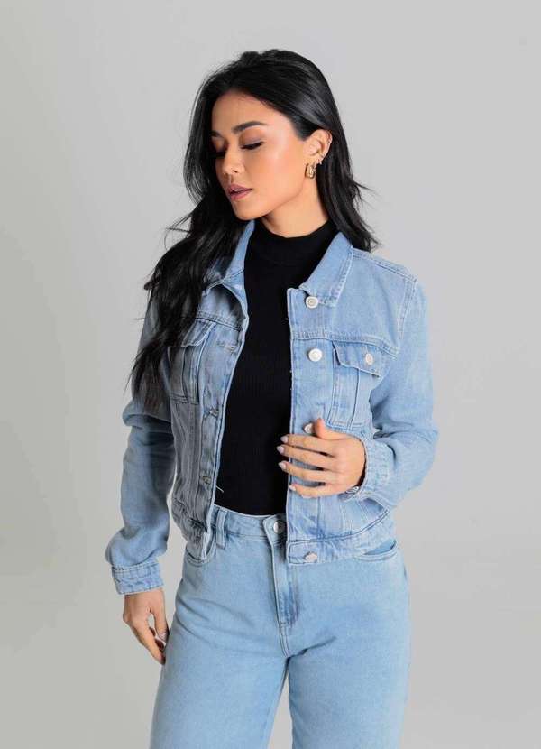 Sawary - Jaqueta Jeans Sawary - 278631 Azul 3