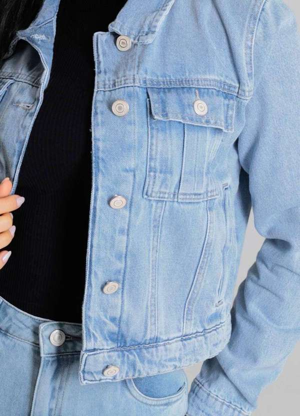 Sawary - Jaqueta Jeans Sawary - 278631 Azul 5