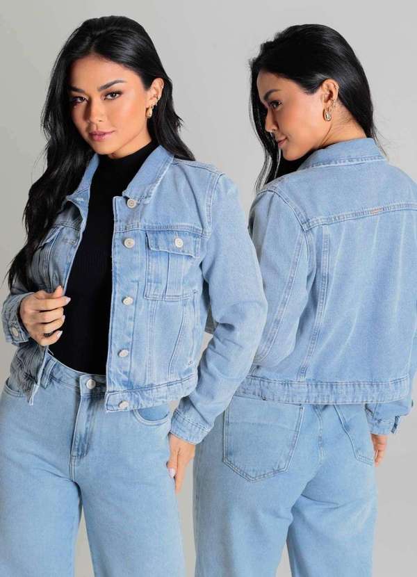 Sawary - Jaqueta Jeans Sawary - 278631 Azul 6