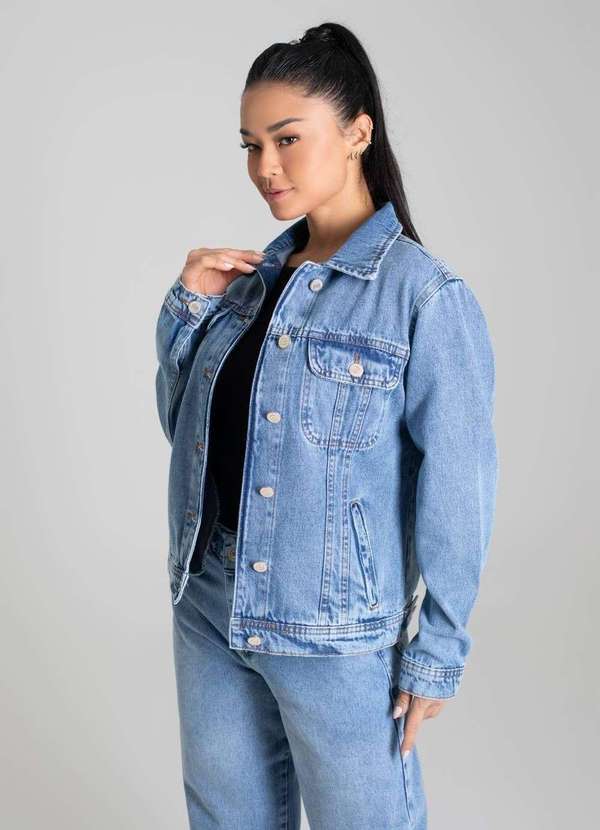 Sawary - Jaqueta Jeans Sawary - 278778 Azul 3