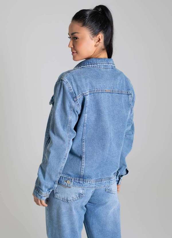 Sawary - Jaqueta Jeans Sawary - 278778 Azul 4