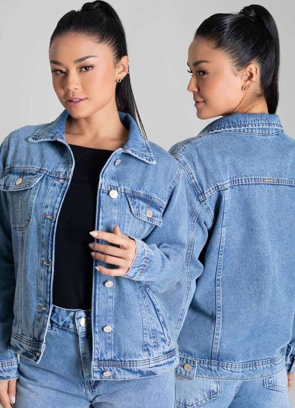 Sawary - Jaqueta Jeans Sawary - 278778 Azul 6