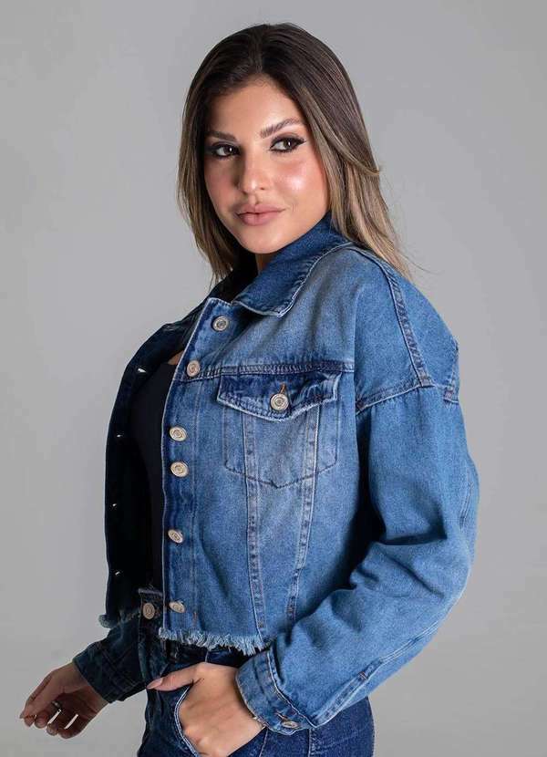 Sawary - Jaqueta Jeans Sawary - 279221 Azul 2