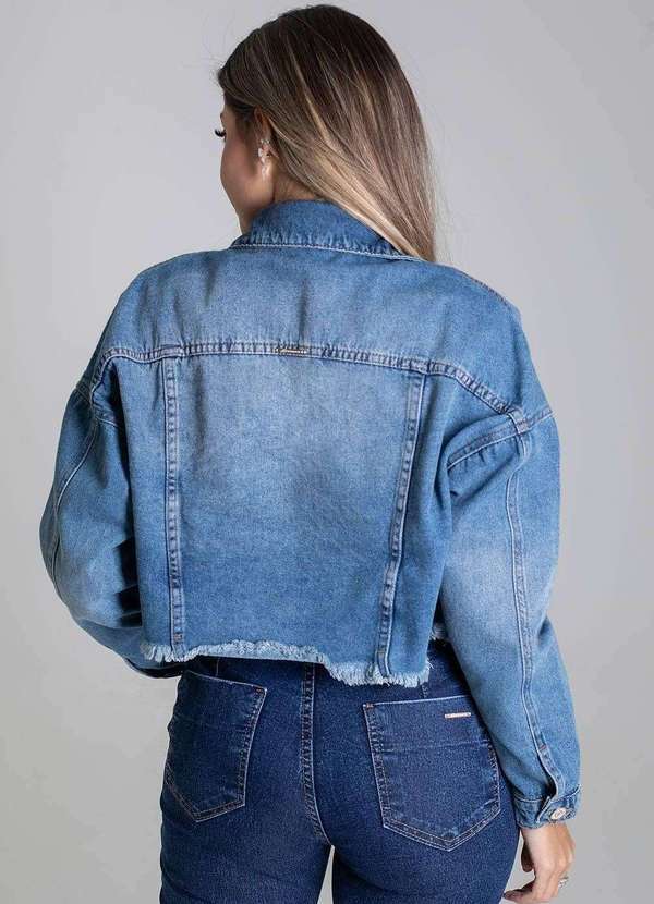 Sawary - Jaqueta Jeans Sawary - 279221 Azul 3