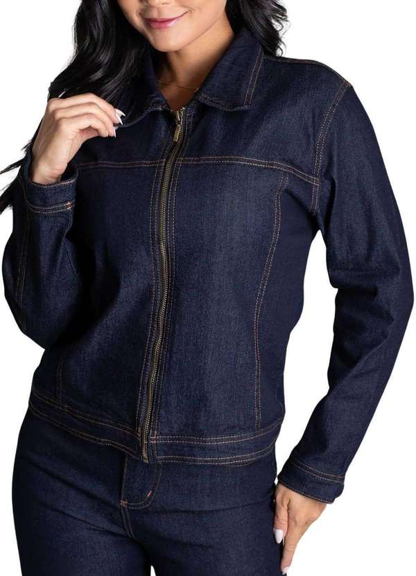 Sawary - Jaqueta Jeans Sawary - 279229 Azul