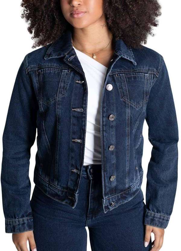 Sawary - Jaqueta Jeans Sawary - 279346 Azul