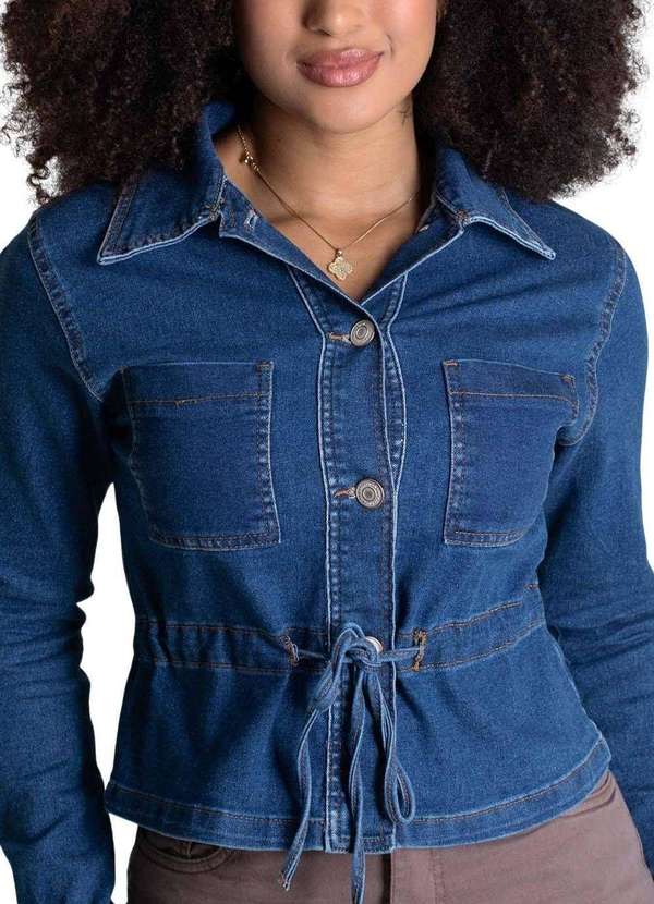 Sawary - Jaqueta Jeans Sawary - 279480 Azul