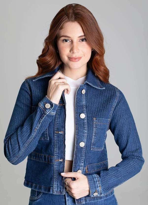 Sawary - Jaqueta Jeans Sawary - 279140 Azul 2