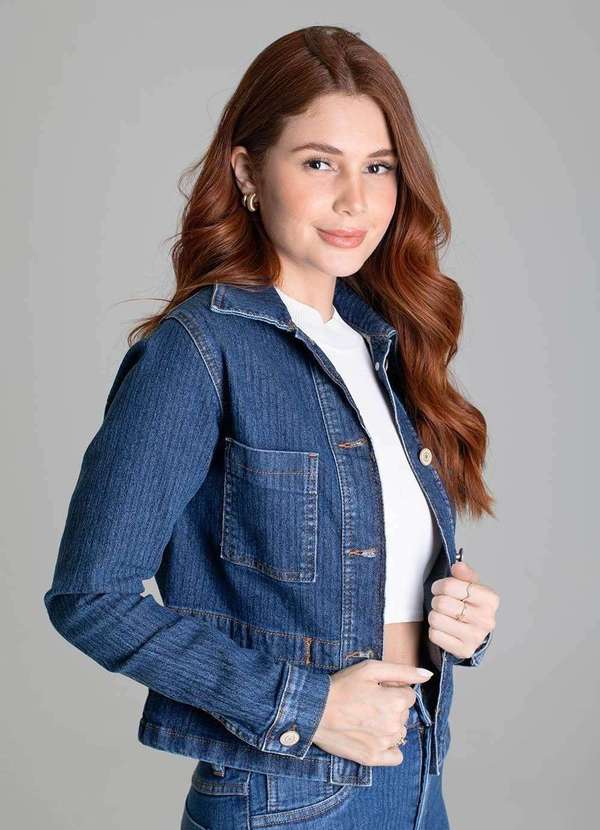 Sawary - Jaqueta Jeans Sawary - 279140 Azul 3