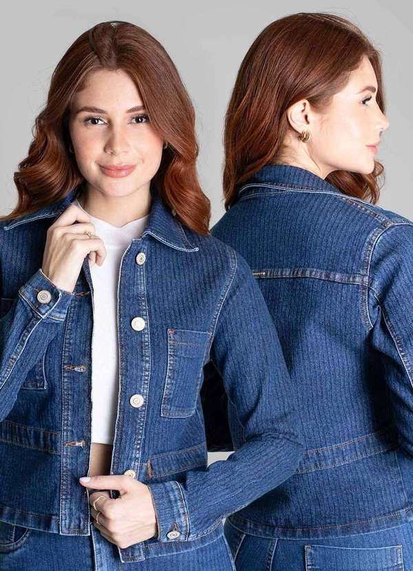 Sawary - Jaqueta Jeans Sawary - 279140 Azul 6