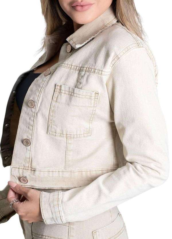 Sawary - Jaqueta Sarja Sawary - 279084 Bege