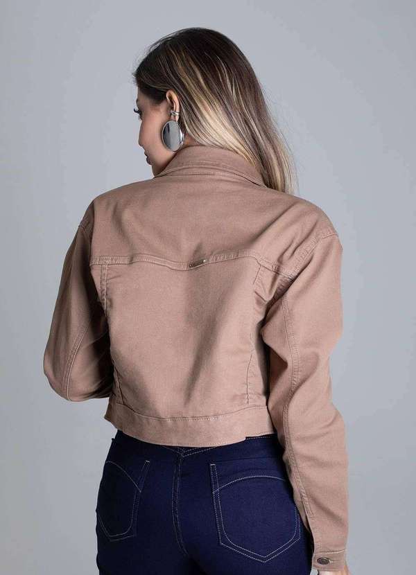 Sawary - Jaqueta Sarja Sawary - 279188 Marrom 4