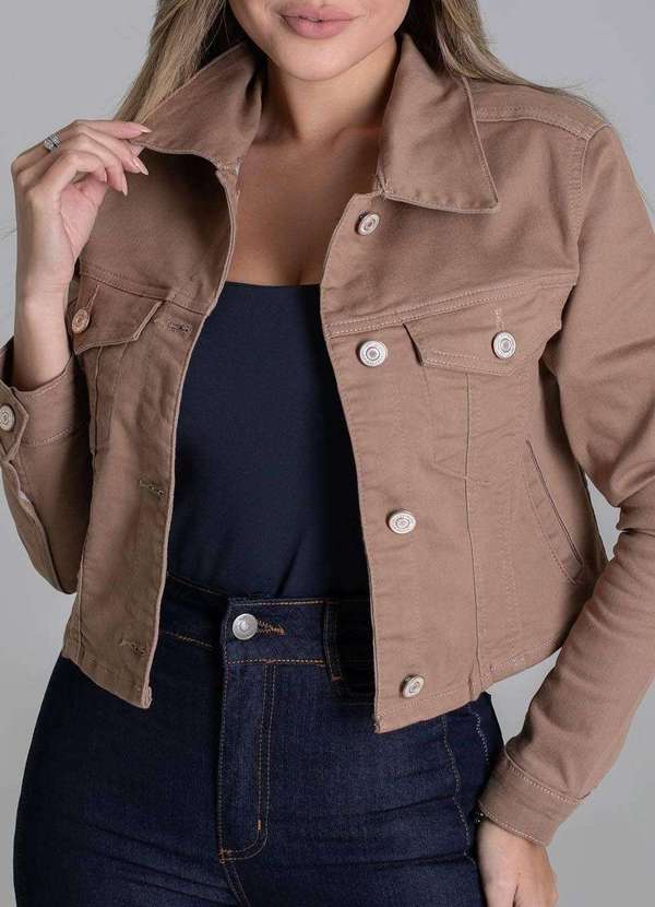 Sawary - Jaqueta Sarja Sawary - 279193 Bege 4